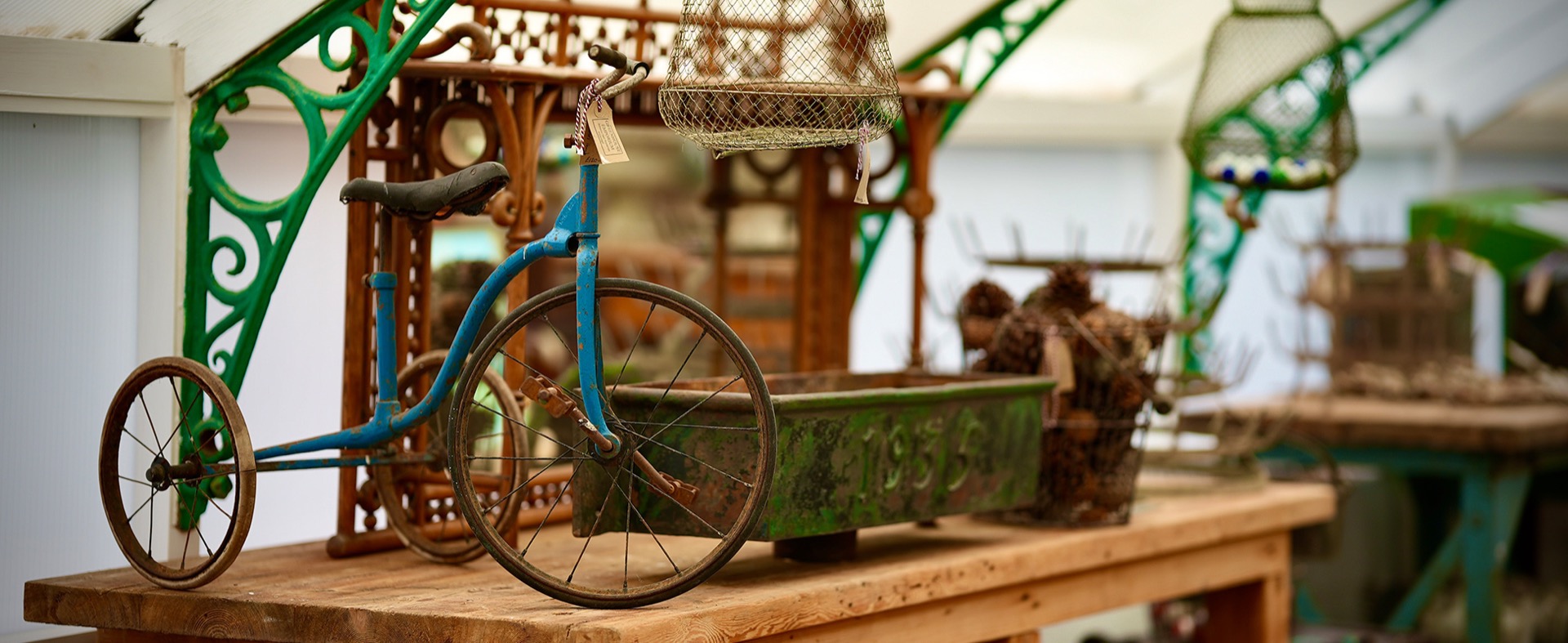 Antique and vintage items in the Greenhouse Emporium